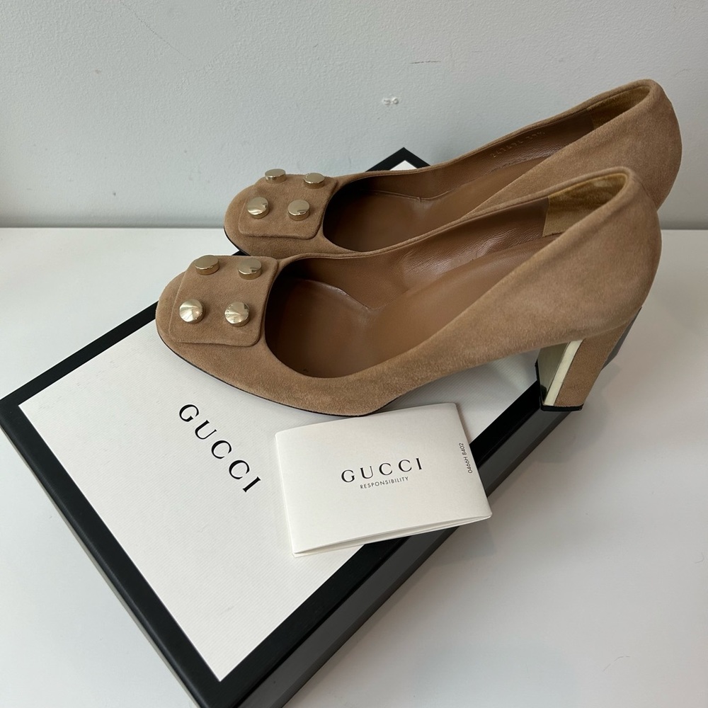 Spectacular Gucci suede heels - Picture 13 of 13